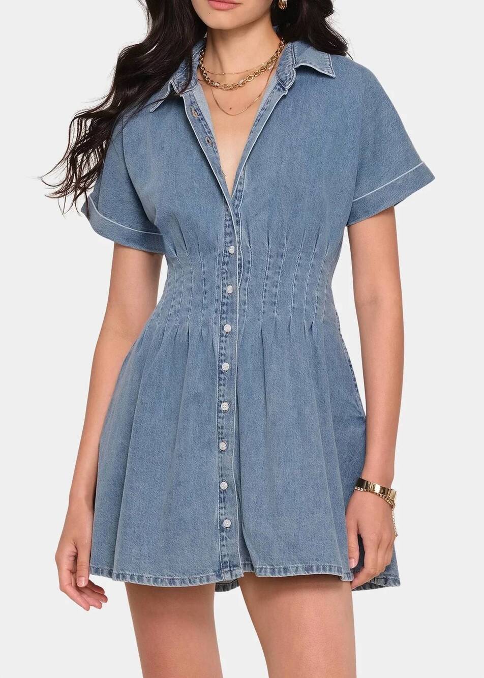 NEW HEARTLOOM women's kelton mini dress in lake